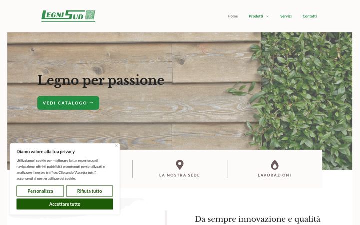Screenshot of legnisud.com