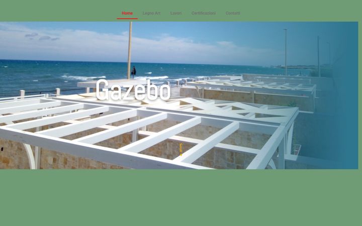 Screenshot of legnoartpergolati.it