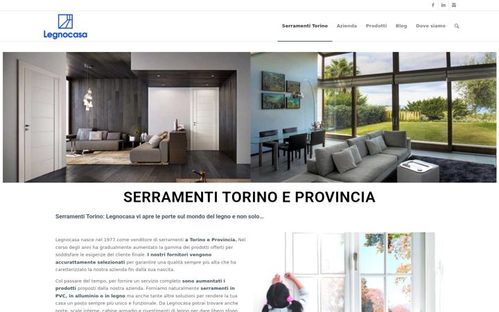 Screenshot of legnocasa.it