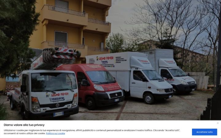 Screenshot of legnopovertraslochi.it