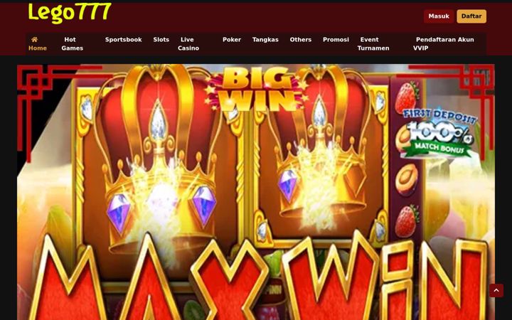 Screenshot of lego777slot.com