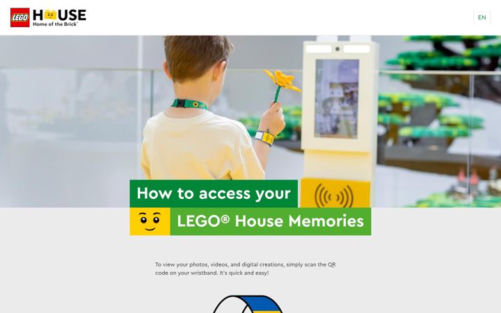 Screenshot of legohouse-memories.com