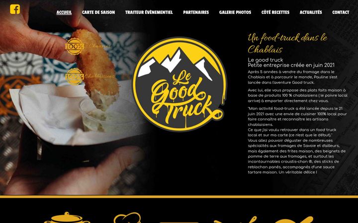 Screenshot of legoodtruck74.fr