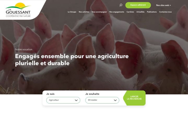 Screenshot of legouessant.com