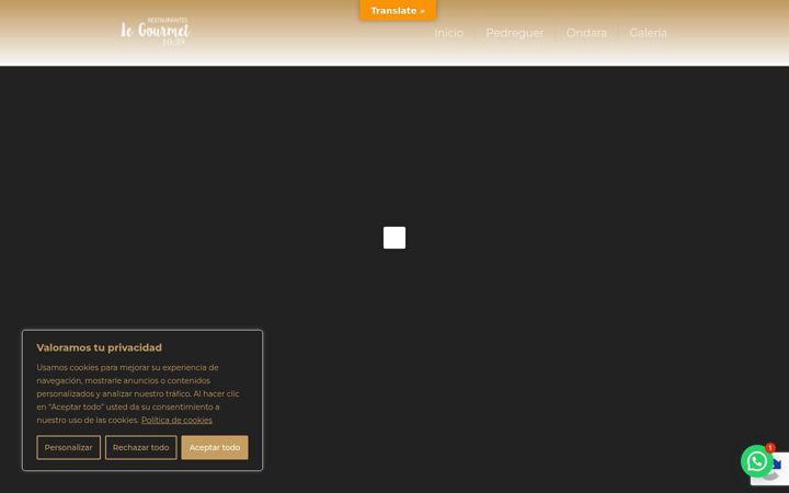 Screenshot of legourmet1039.es