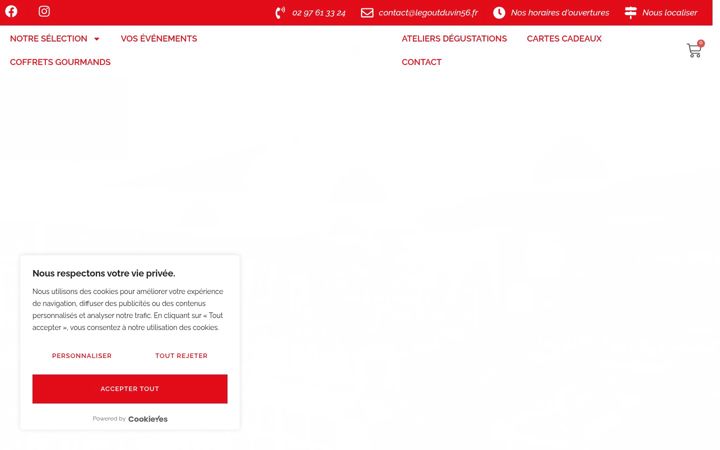 Screenshot of legoutduvin56.fr