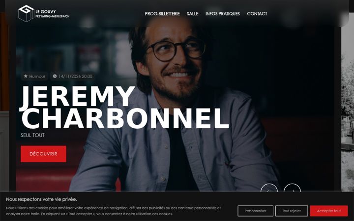 Screenshot of legouvy.fr