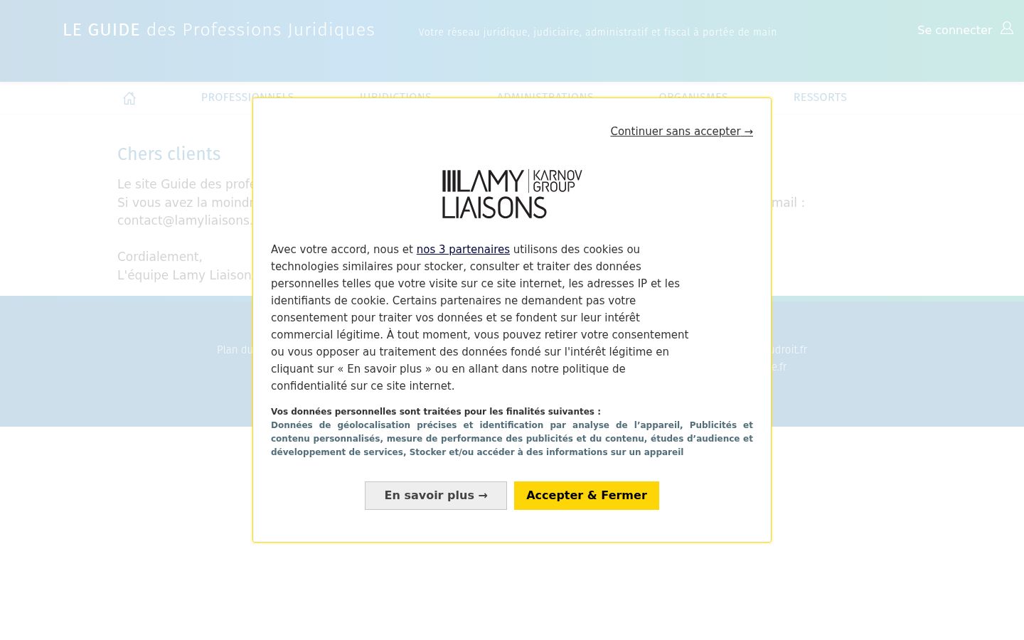 Screenshot tal-banner tal-kunsens muri qabel kwalunkwe interazzjoni