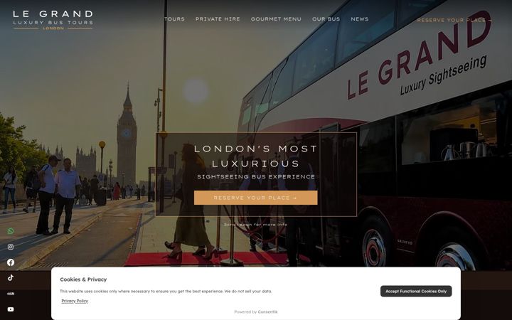 Screenshot of legrandbus.com