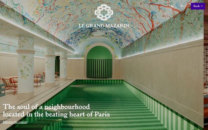 Screenshot of legrandmazarin.com