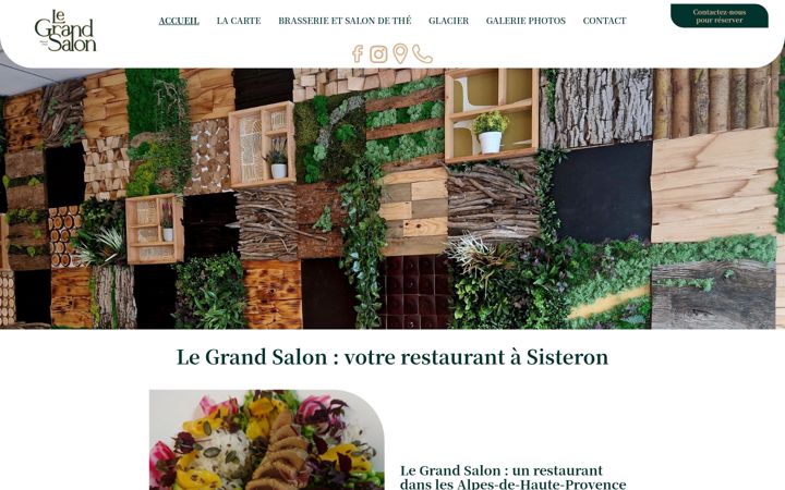 Screenshot of legrandsalon-sisteron.fr