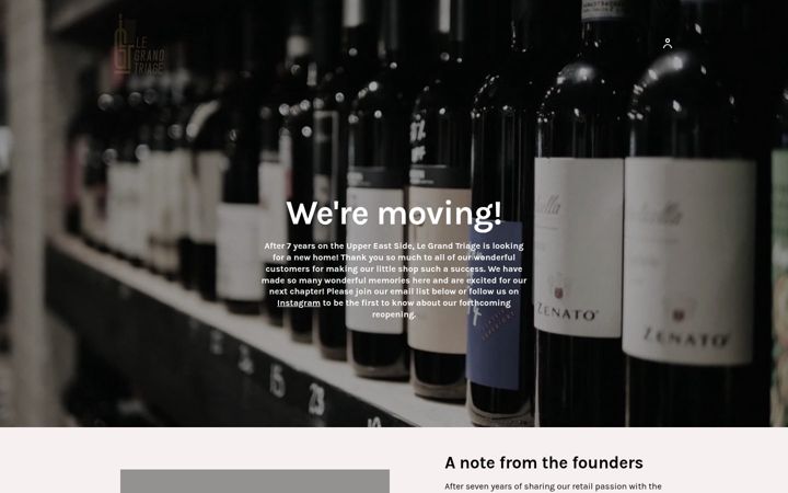 Screenshot of legrandtriage.com