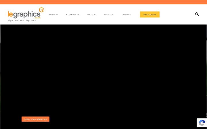 Screenshot of legraphics.co.uk