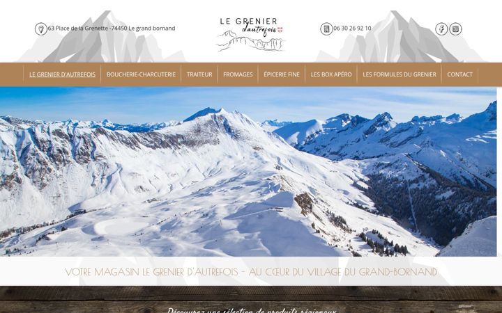 Screenshot of legrenier-dautrefois.fr
