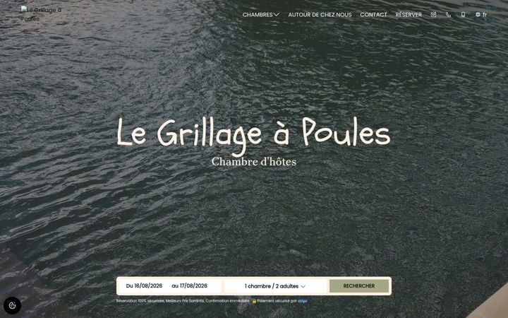 Screenshot of legrillageapoules.fr