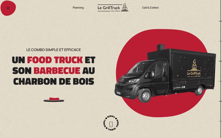 Screenshot of legrilltruck.com