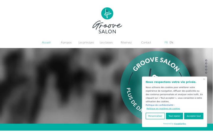 Screenshot of legroovesalon.ca