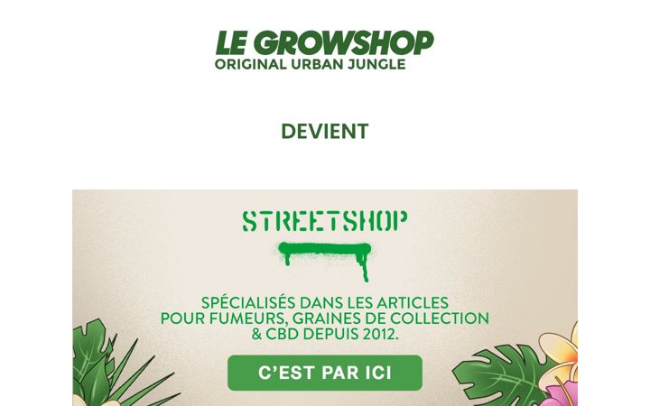 Screenshot of legrowshop.com