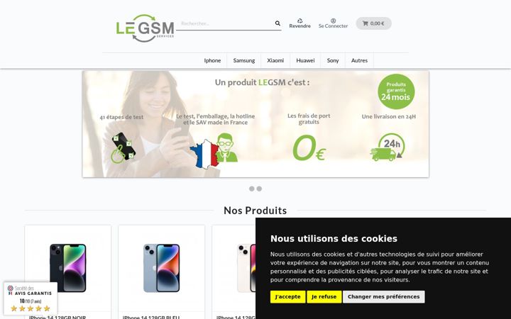 Screenshot of legsm.com