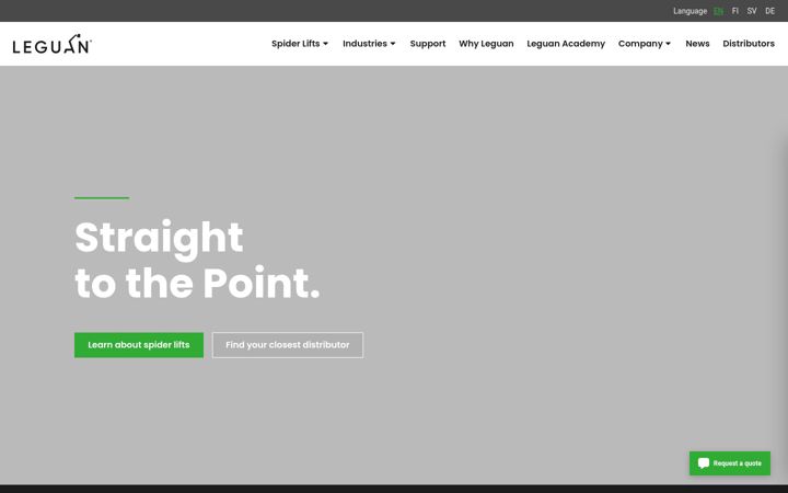 Screenshot of leguanlifts.com