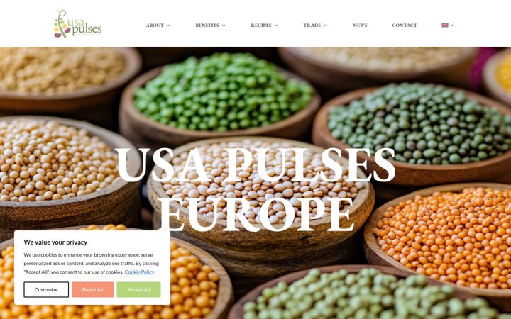 Screenshot of legumechef.com