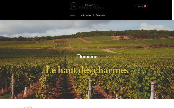 Screenshot of lehautdescharmes.fr