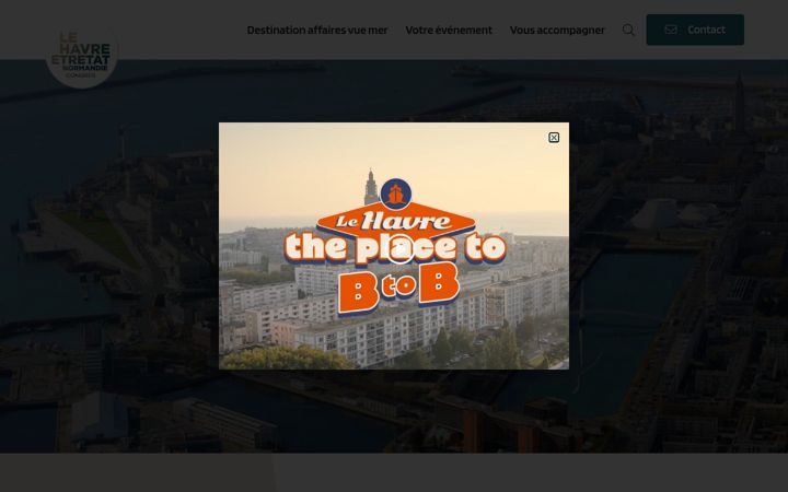 Screenshot of lehavre-congres.com