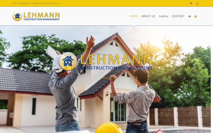 Screenshot of lehmann-construction.eu