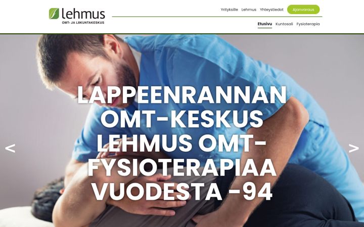 Snimka zaslona za lehmus.fi
