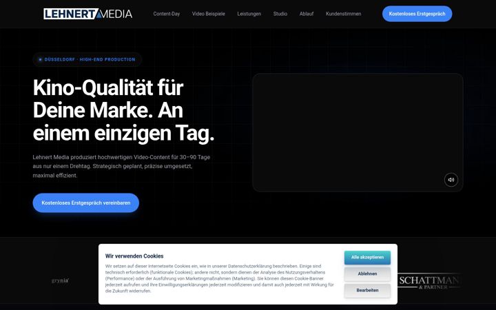 Screenshot of lehnertmedia.de