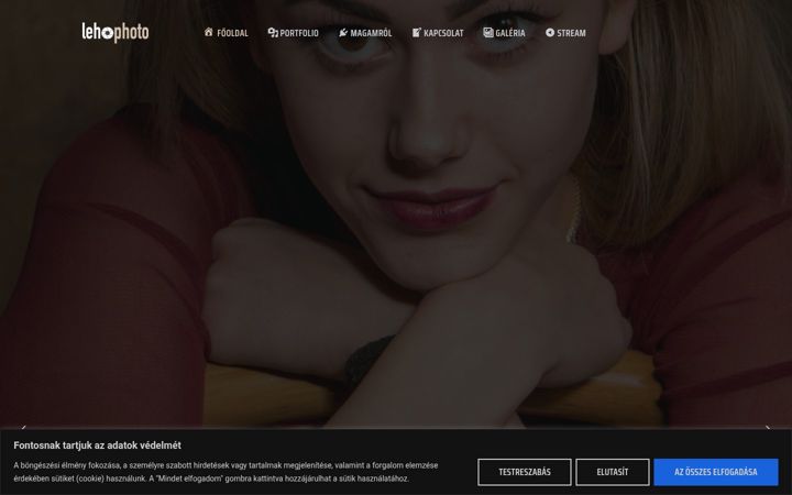 Screenshot of lehophoto.com