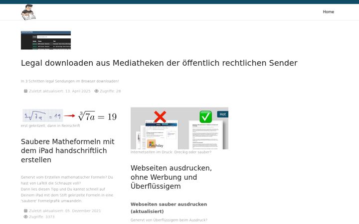 Screenshot of lehrertechnik.de