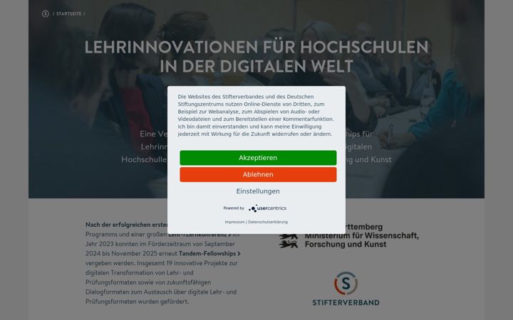 Screenshot of lehrlernkonferenz-2025.de