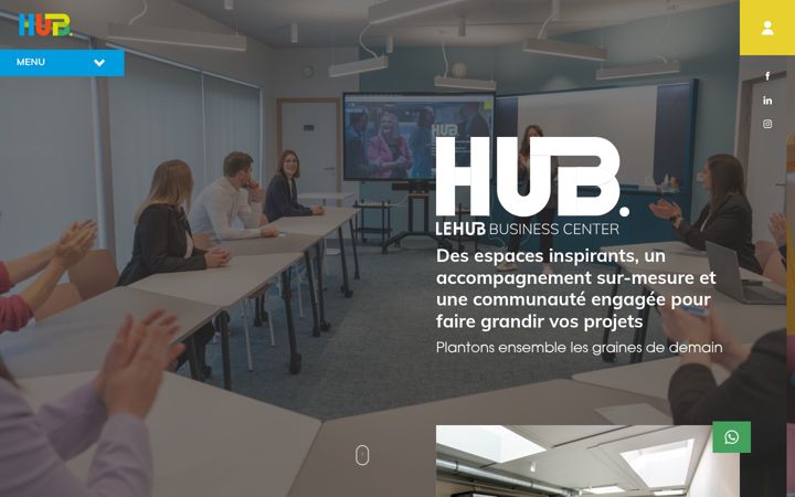 Screenshot of lehub.be