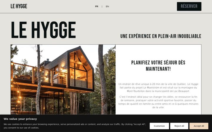 Screenshot of lehygge.ca