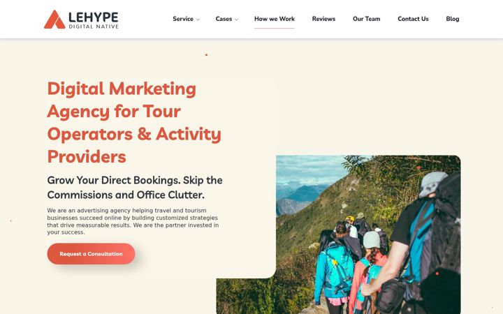 Screenshot of lehype.net
