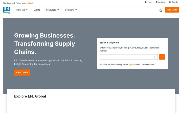 Screenshot of lei.ca