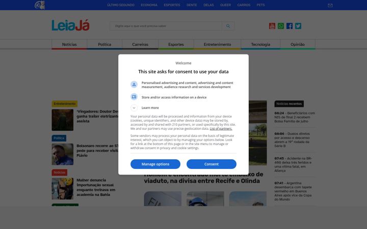 Screenshot of leiaja.com