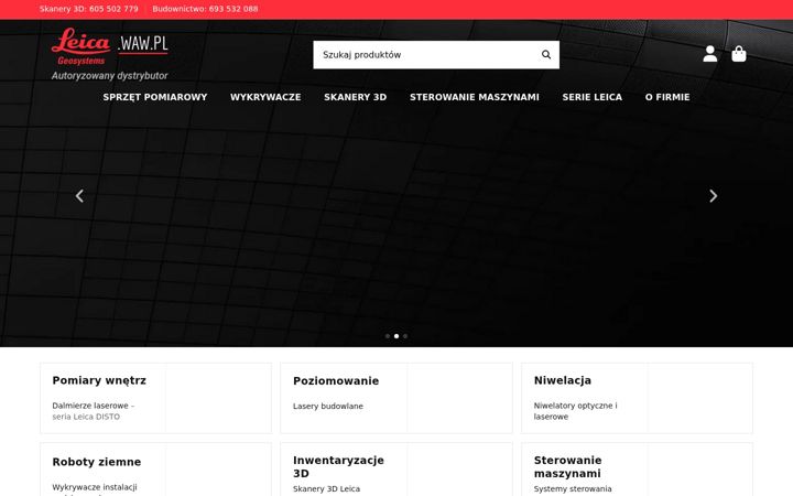 Screenshot of leica.waw.pl