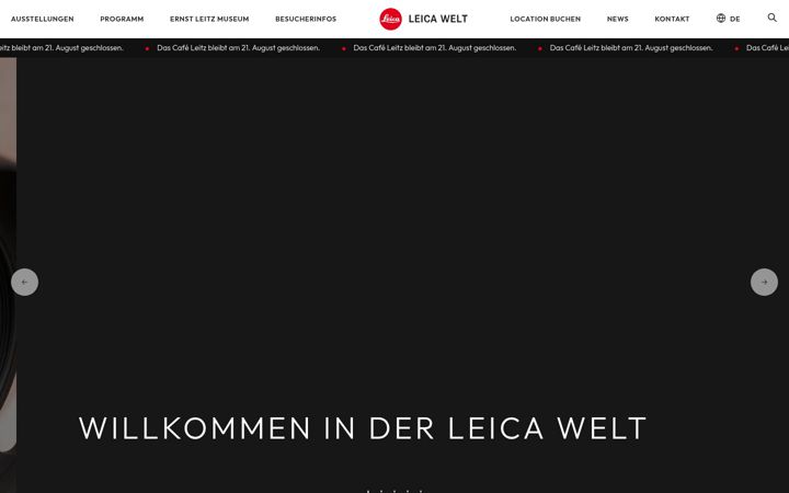 Screenshot of leicawelt.com
