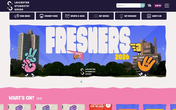 Screenshot of leicesterunion.com