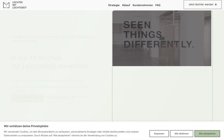 Screenshot of leichtermitleichtigkeit.de