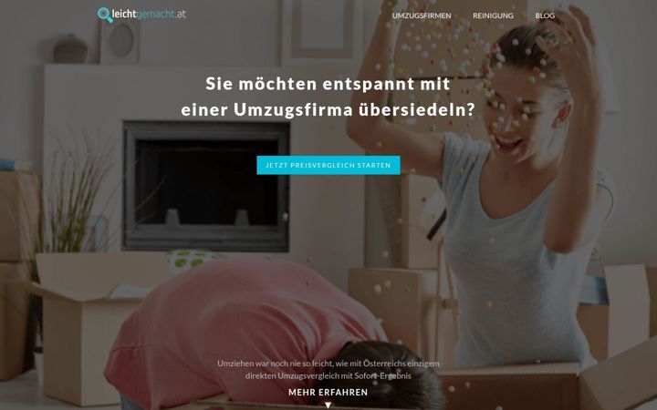 Screenshot of leichtgemacht.at