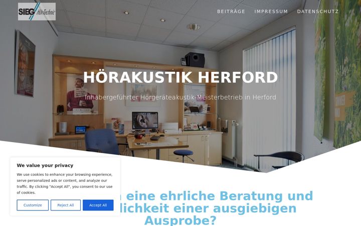 Screenshot of leichthoerig.de