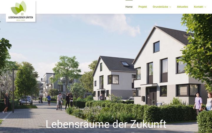 Screenshot of leidenhausener-gaerten.de