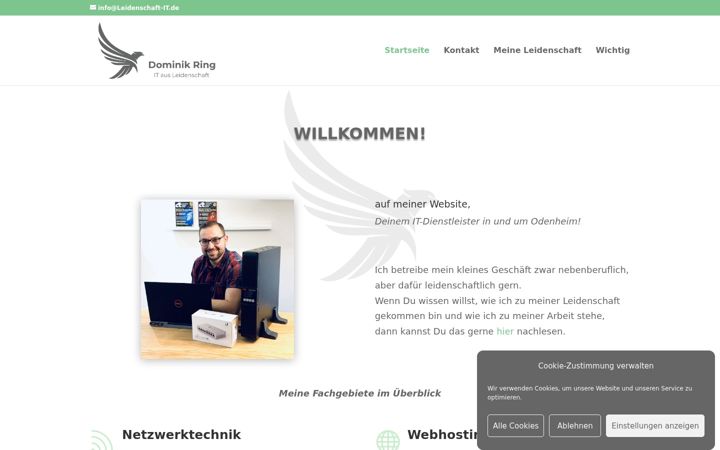 Screenshot of leidenschaft-it.de