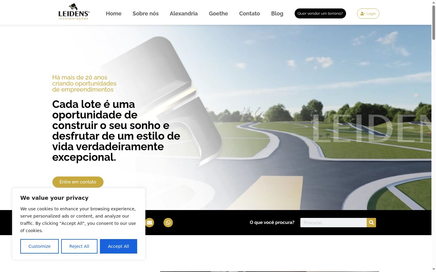 Screenshot tal-banner tal-kunsens muri qabel kwalunkwe interazzjoni