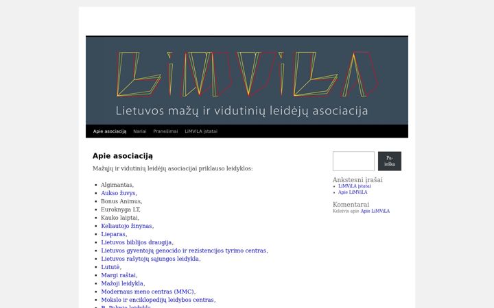 Screenshot of leidyklos.org