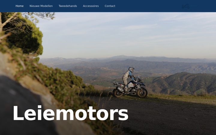 Screenshot of leiemotors.be