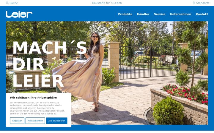 Screenshot of leier.at